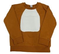 Hnedo-biela mikina Dopodopo