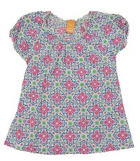 Bílá vzorovaná halenka PUSBLU