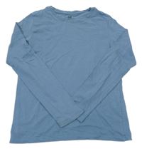 Modrošedé tričko H&M