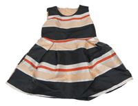 Barevné pruhované šaty Name it