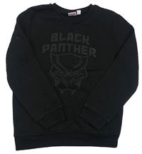 Černá mikina s potiskem - Černý panter Marvel
