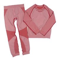 2set - Světlerůžová spodní funkční souprava so vzorom Lupilu