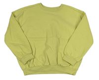 Limetková oversize mikina George