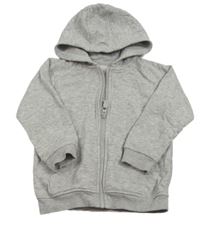 Sivá prepínaci mikina s kapucňou Matalan