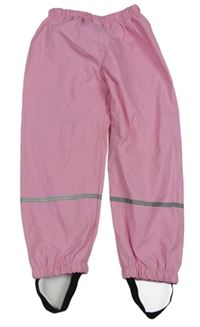 Světlerůžové voděodolné podšité kalhoty Kiki&Koko