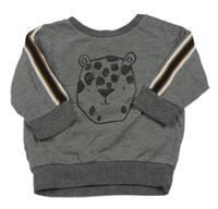 Šedá mikina s šelmou Next