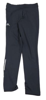 Antracitové športové legíny s logom Karrimor