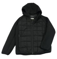 Černá šusťáková bundomikina s kapucí Primark