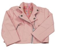 Ružová koženková bunda Kiki&Koko