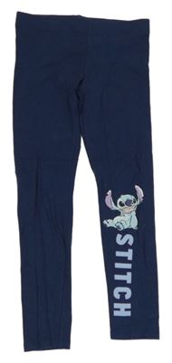 Tmavomodré legíny so Stitchem Disney