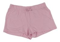 Svetloružové bavlnené kraťasy H&M