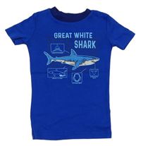 Zafírové tričko so žralokom Kirkland