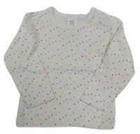 Bílé triko s puntíky C&A