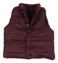 Slivková šušťáková prešívaná zateplená vesta George