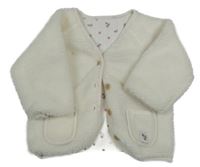 Smetanová huňatá podšitá bunda Dunnes