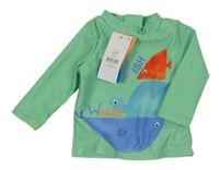 Nové - Zelené UV triko se zvířátky George