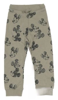 Béžové tepláky s Mickeym H&M