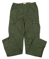 Nové - Khaki plátěné cargo kalhoty D.M.D.