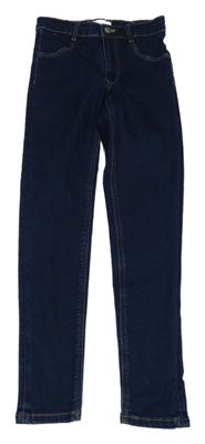 Tmavomodré skinny rifle Zara 