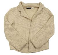 Svetlobéžový vlnený cardigan
