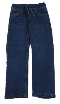 Tmavomodré rifle s úpletový pasem impidimpi