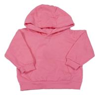 Ružová mikina s vreckom a kapucňou PRIMARK