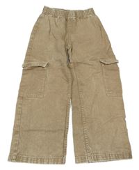 Hnědé plísňové cargo rifle H&M