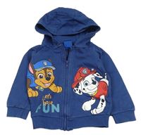 Tmavomodrá prepínaci mikina s Paw Patrol a kapucňou zn. George