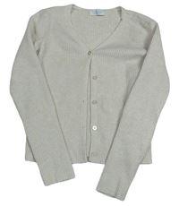 Svetlobéžový rebrovaný prepínaci crop sveter Primark
