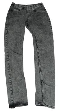 Tmavošedé džegíny H&M