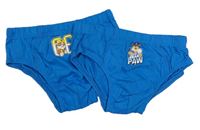 2x modré slipy s Paw Patrol C&A