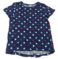 Tmavomodré tričko s hviezdami Old Navy