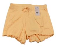 Oranžové rebrované kraťasy Primark
