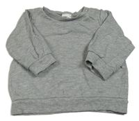 Sivá melírovaná mikina zn. H&M