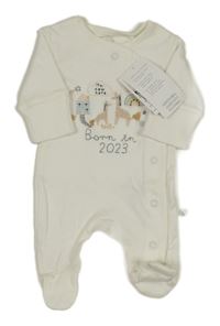 Nové - Smotanový overal s žirafami  a dúhou zn. Next