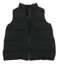 Černá šusťáková zateplená vesta Zeeman