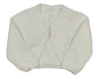 Biele svetrové bolerko Nutmeg