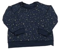 Tmavomodrá mikina s hviezdami Primark