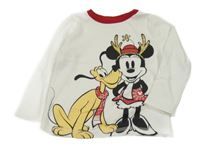 Biele tričko s Minnie a Plutem George