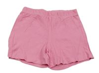 Ružové bavlnené kraťasy