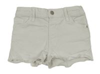 Biele rifľové mid rise kraťasy Denim Co.