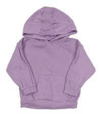 Lila mikina s kapucňou Primark