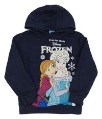 Tmavomodrá mikina s Frozen a kapucňou Primark