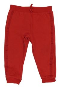 Červené tepláky s pruhom PRIMARK