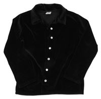 Černá sametová halenka 