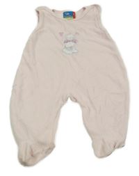 Světlerůžové sametové dupačky s obrázkom Topolino