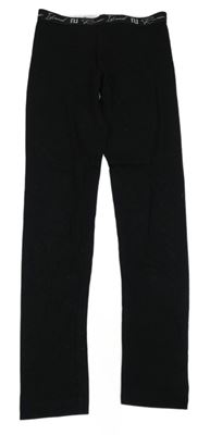 Čierne legíny s logem v pase River Island