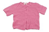 Ružový háčkovaný prepínaci sveter H&M