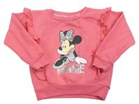 Růžová mikina s Minnie Primark