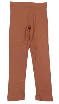 Starorůžové žebrované legíny George